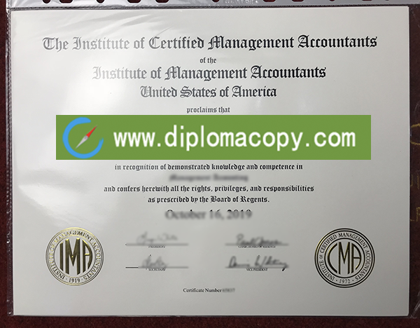 Buy fake ICMA certificate