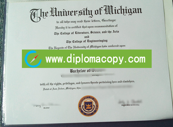 University of Michigan fake diploma for sale
