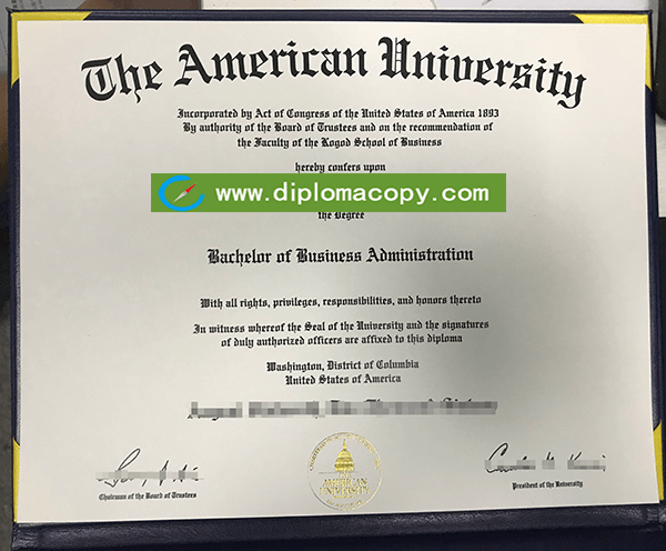 American University degree