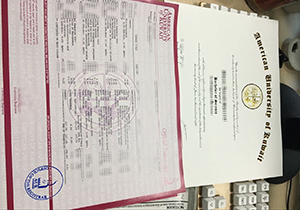 American University of Kuwait diploma transcript