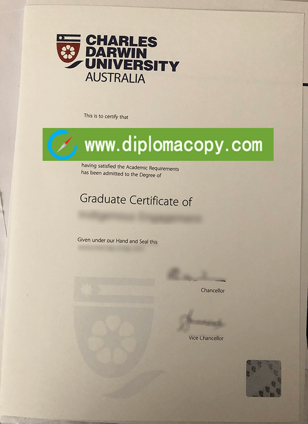 buy Charles Darwin University graduate certificate