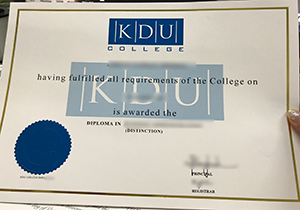 Buy fake KDU university college diploma