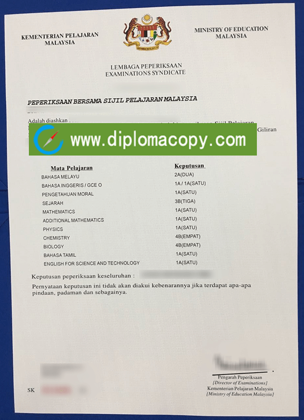 buy SPM certificate in Malaysia