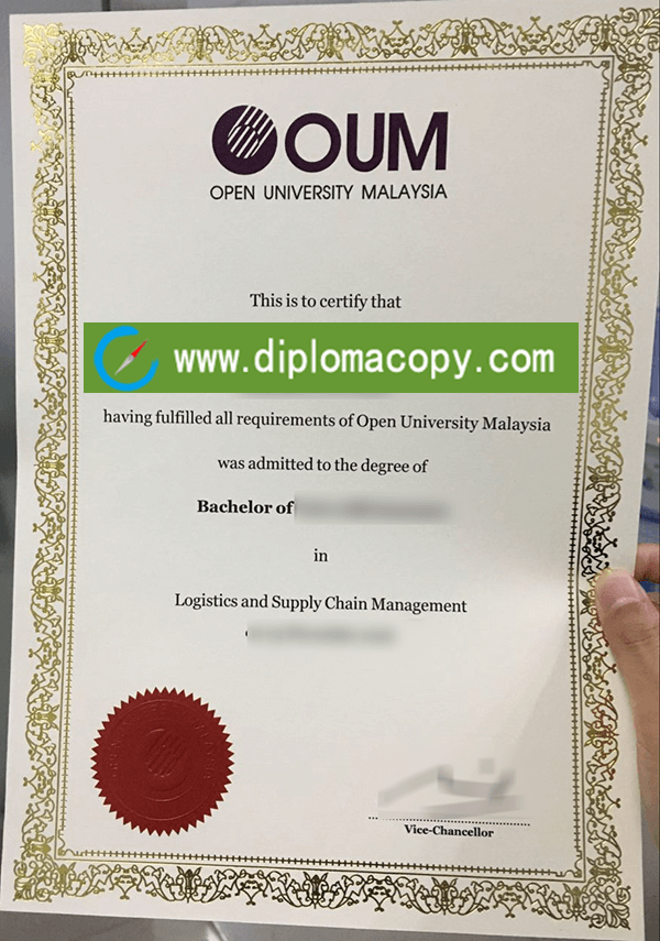 Buy Open University Malaysia fake diploma