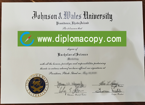 Johnson & Wales University diploma