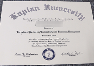 Kaplan University diploma