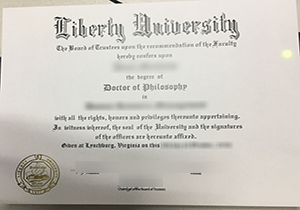 Liberty University diploma