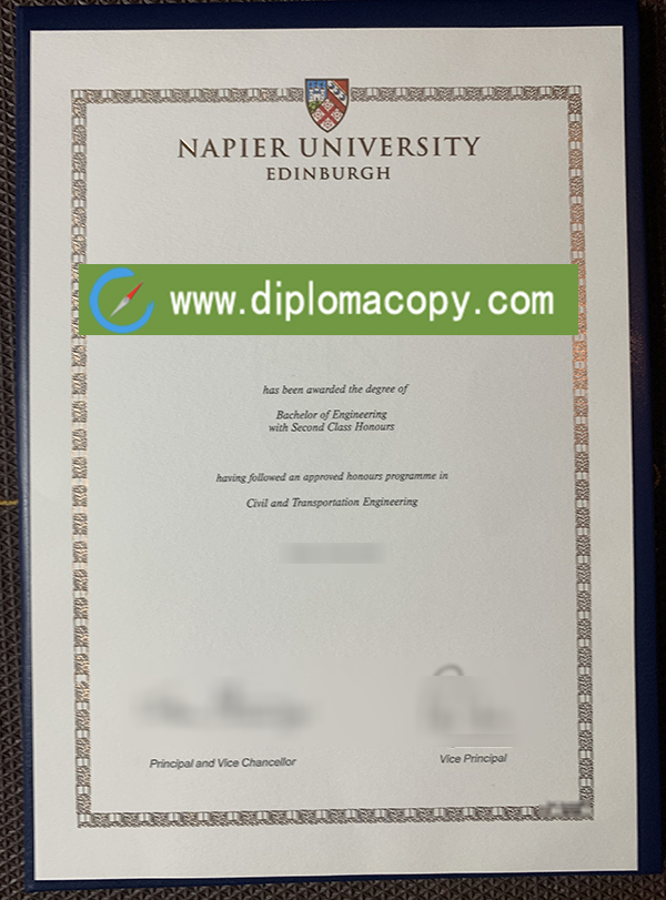 Edinburgh Napier University diploma