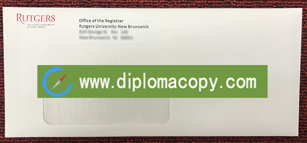 buy Rutgers University registrar office envelope