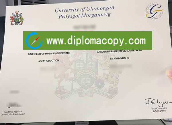 University of Glamorgan degree certificate