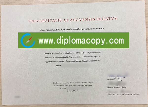 University of Glasgow diploma