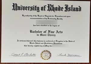 University of Rhode Island diploma