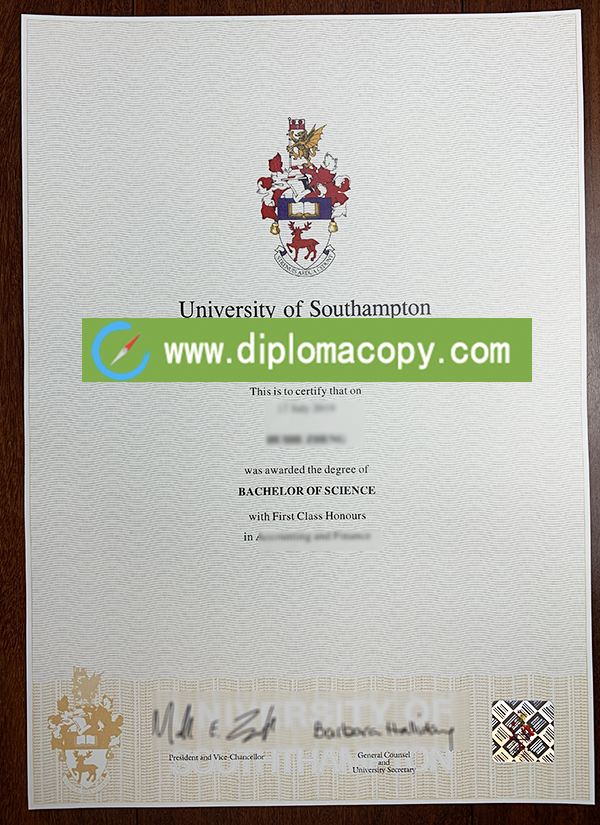 University of Southampton diploma