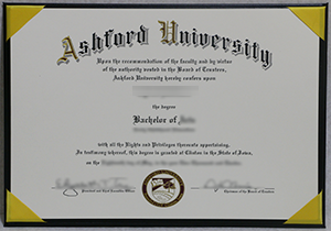 Asford University diploma