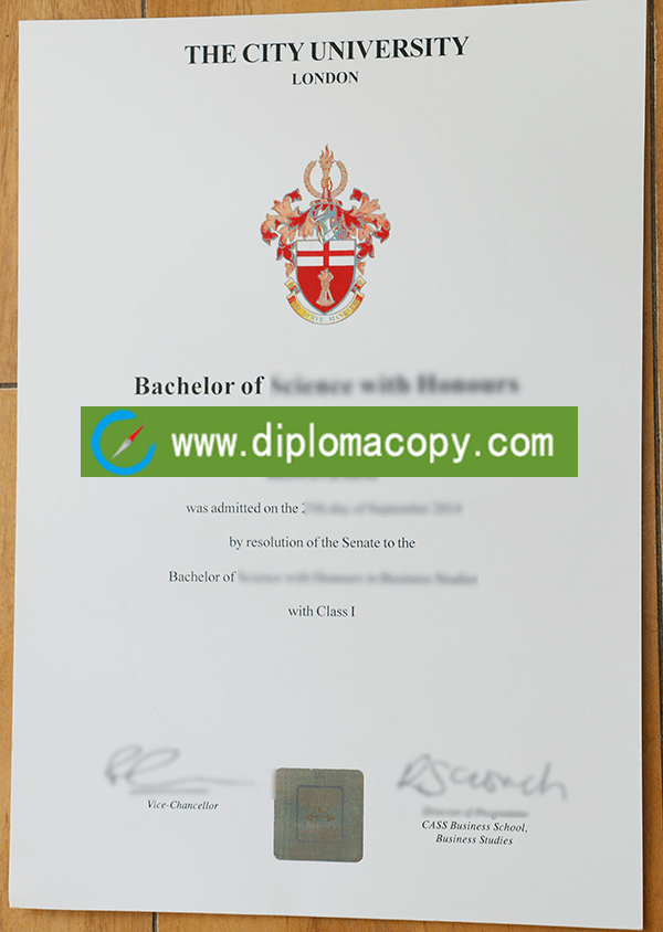 City University of London diploma