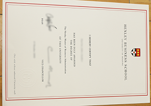 Henley Business School fake diploma