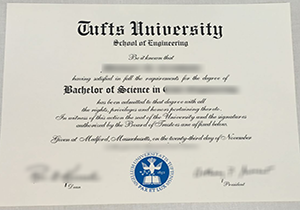 Tufts University diploma