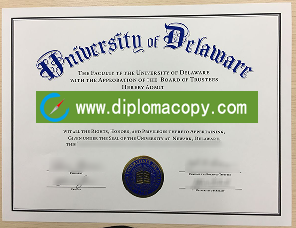 University of Delaware fake diploma
