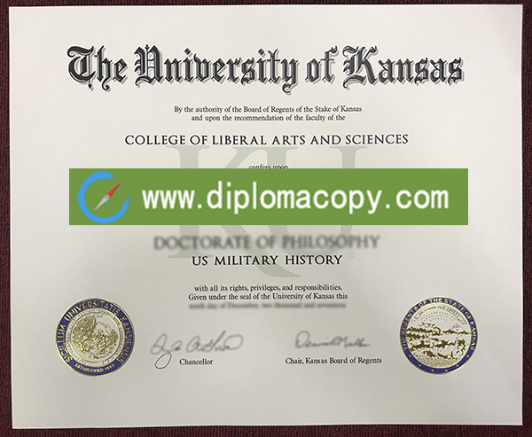 University of Kansas diploma