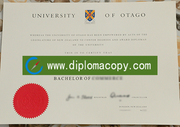 University of Otago diploma