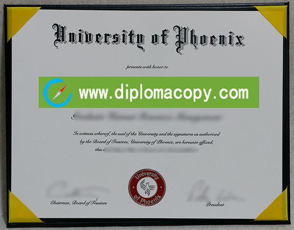 University of Phoenix diploma