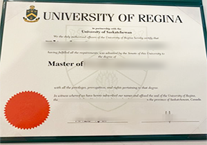 fake University of Regina diploma
