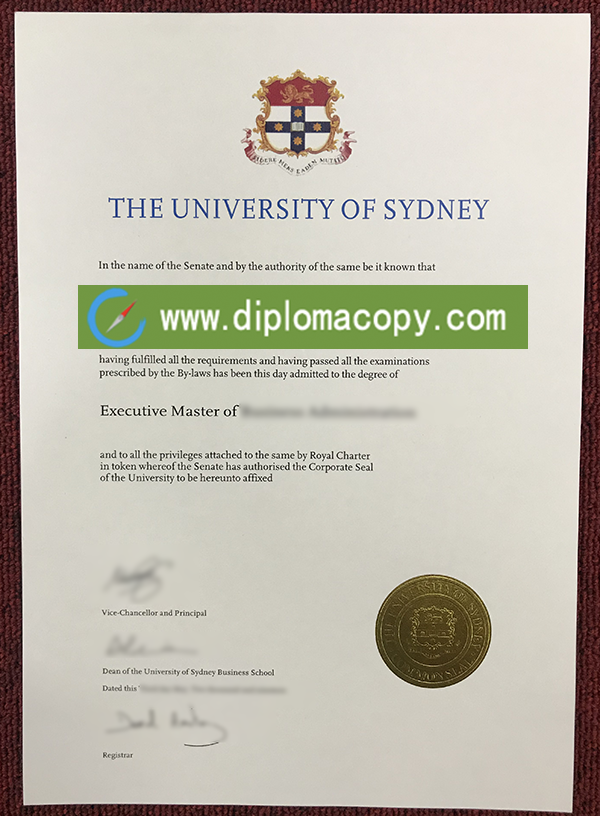 fake University of Sydney degree