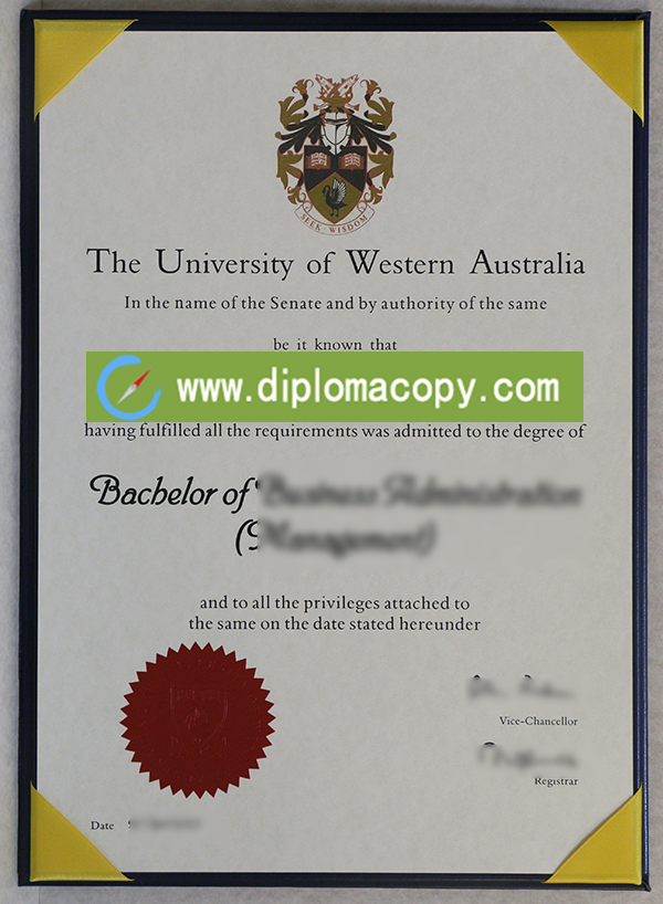 University of Western Australia diploma