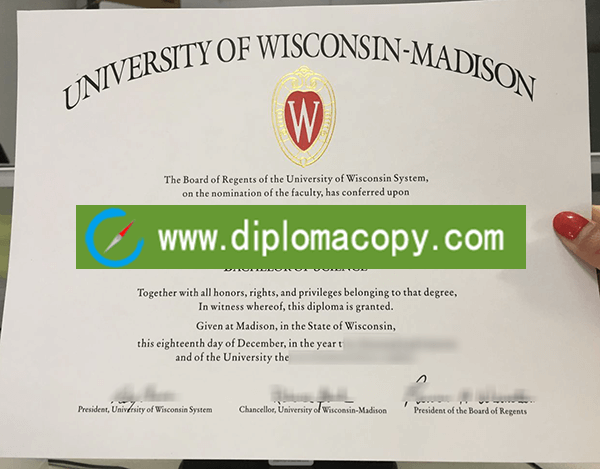 University of Wisconsin-Madison diploma