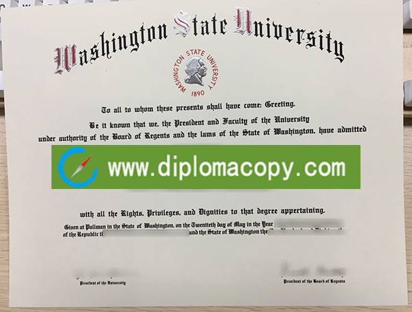 Washington State University degre