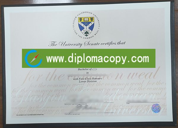 Glasgow Caledonian University degree, buy GCU diploma
