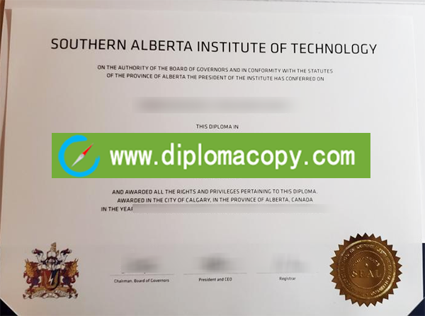 Southern alberta Institute of Technology diploma, buy SAIT degree