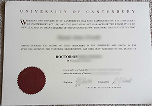 University of Canterbury fake diploma