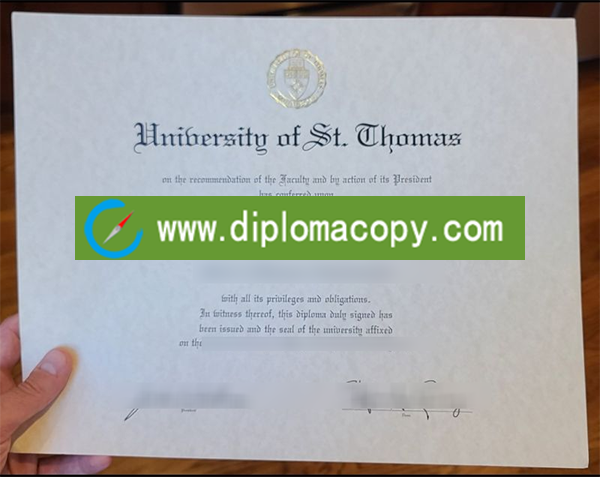 University of St. Thomas diploma