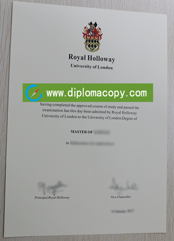 RHUL diploma, buy fake Royal Holloway University of London degree