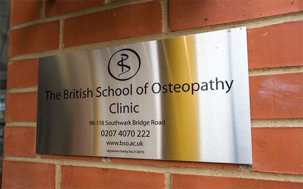 British School of Osteopathy degree, University College of Osteopathy diploma