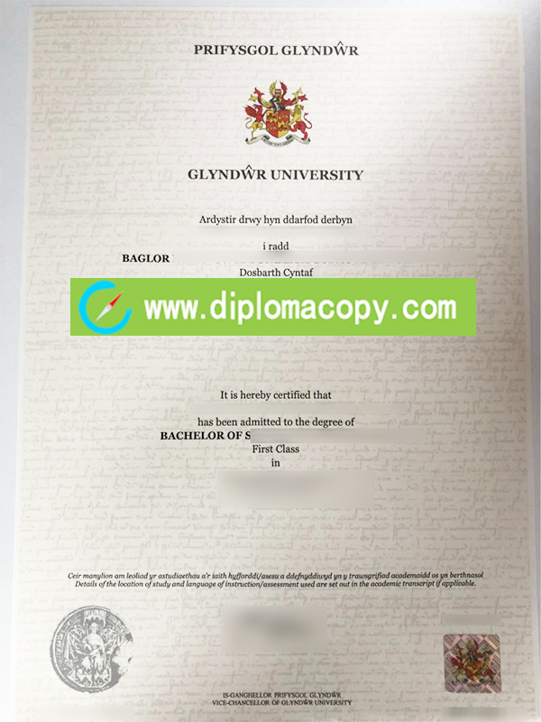 Glyndŵr University degree, Wrexham Glyndŵr University diploma