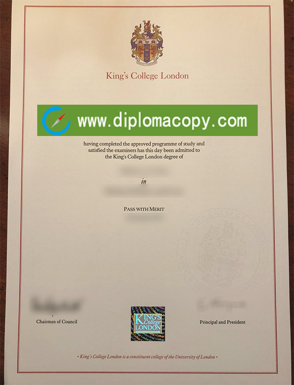 King's College London degree, KCL fake diploma