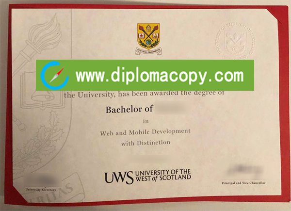 University of the West of Scotland degree