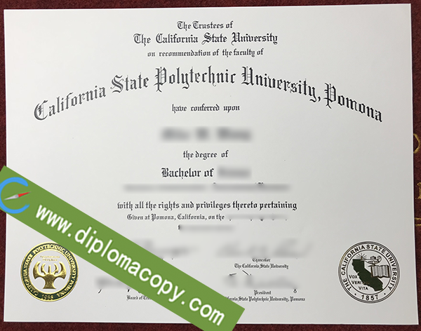 California State Polytechnic University Pomona degree, CPP fake diploma