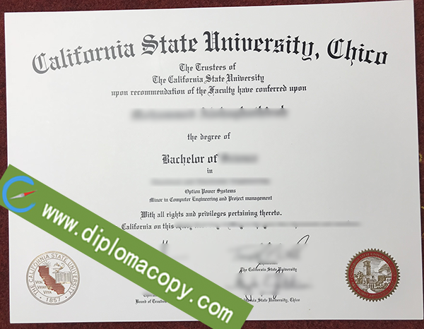 California State University Chico diploma, Chico State fake degree