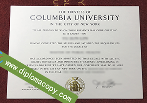 buy fake Columbia University degree