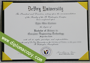 buy fake DeVry University degree