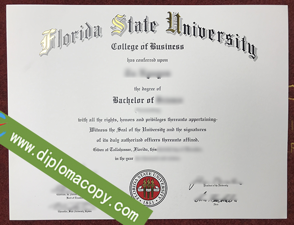 Florida State University degree, FSU fake diploma