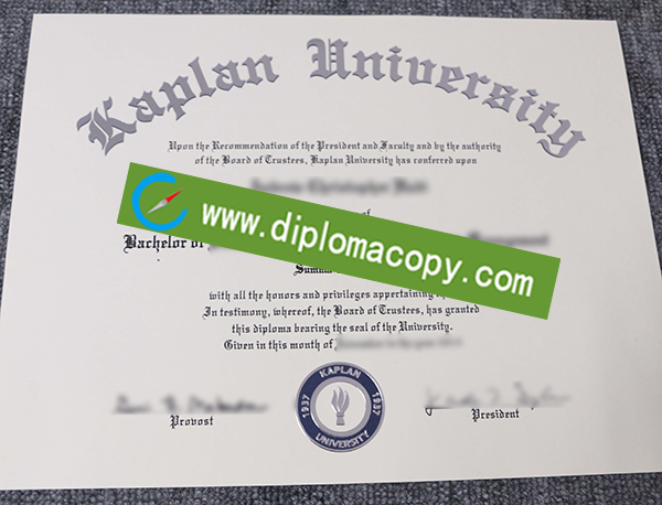 Kaplan University degree