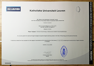buy fake KU Leuven degree