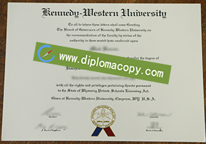 buy fake Kennedy-Western University diploma
