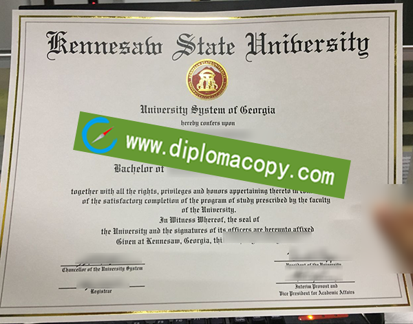 Kennesaw State University diploma, KSU fake degree