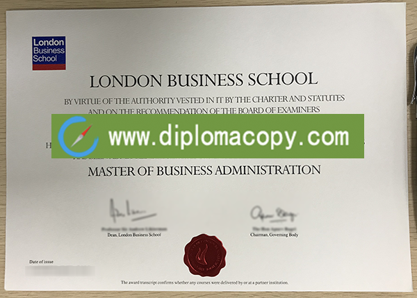 London Business School degree, LBS diploma