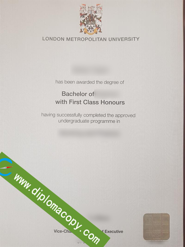 London Metropolitan University degree